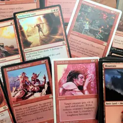 Whole Entire Mono Red DEVILS's Anax Budget COMMANDER DECK. 100 MTG Cards - Image 5