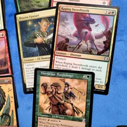 Cutom Complete COMMANDER DECK Magic.Gishath Mythic Rare ***DINOSAUR*** Tribe Fun - Image 5