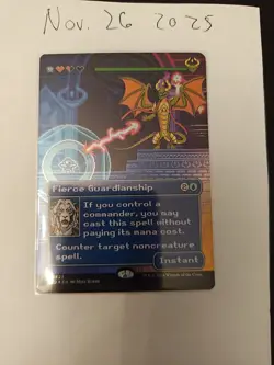 Fierce Guardianship Rainbow Foil Secret Lair Drop Series, Near Mint Condition - Image 1