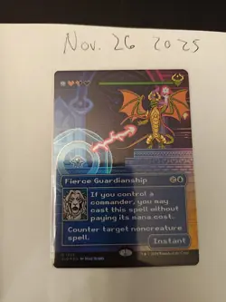 Fierce Guardianship Rainbow Foil Secret Lair Drop Series, Near Mint Condition - Image 2
