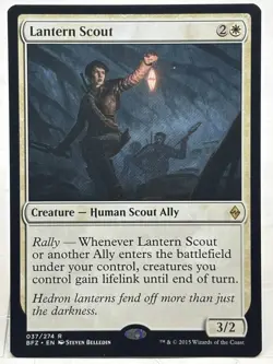 Lantern Scout LP/NM* Zendikar ENGLISH 037/274 mtg -UnltdCards - Image 1
