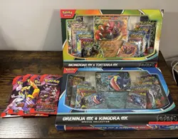 Pokemon Greninja Ex & Kingdra Ex Incineroar Ex & Torterra Ex Special Collection - Image 1
