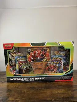 Pokemon Greninja Ex & Kingdra Ex Incineroar Ex & Torterra Ex Special Collection - Image 4