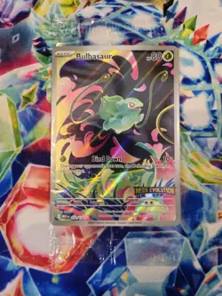 Bulbasaur 133/132 Mega Evolutions Illustration Rare Pokemon TCG English NM - Image 1