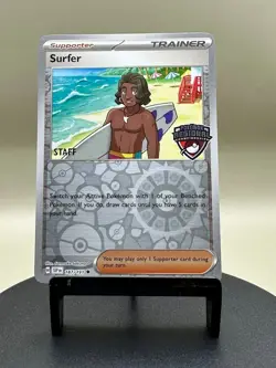 Surfer Staff Regional Championship Promo Card SSP 187/191 Pokemon TCG Card Holo - Image 1