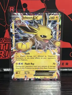 Jolteon EX 28/83 - Ultra Rare Holo LP - Pokemon Generations TCG 2016 - Image 1