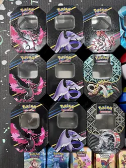 Lot of 31 Pokemon Tins (Empty) - Crown Zenith Galar, 151 , Prismatic, Pokeball - Image 3