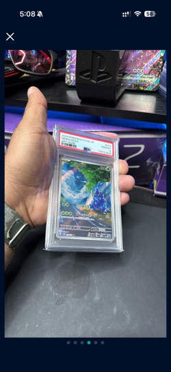 PSA 10 GEM MINT Pokemon Japanese Heracross 072/071 AR Clay Burst sv2D Holo - Image 4
