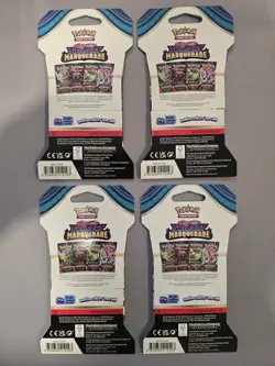 Pokemon Twilight Masquerade Sleeved Booster Packs X4 - Image 2