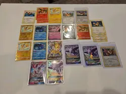 Pokemon Eeveelution Lot, GX, VMax And Promo 18 Card Lot 24 Holo Reverse Holo - Image 1