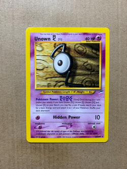 Unown [G] 27/105 Neo Destiny - Rare Pokemon Card - NM/Mint - Image 1