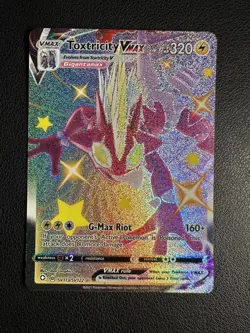 Toxtricity VMAX SV113/SV122 Shining Fates: Shiny Vault Holo Pokemon TCG - Image 1
