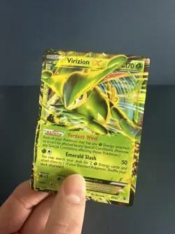 Pokemon TCG - Virizion EX 9/101 (Ultra Rare Holo) - Plasma Blast - LP - Image 1