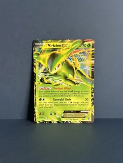 Pokemon TCG - Virizion EX 9/101 (Ultra Rare Holo) - Plasma Blast - LP - Image 4
