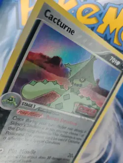 Pokemon Cards Cacturne 27/108 EX Power Keepers Reverse Holo Stamp - Image 4