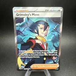 Grimsley’s Move 120/094 Phantasmal Flames Holo Full Art Trainer Pokemon TCG - Image 1