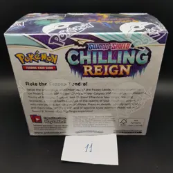 Pokemon Chilling Reign Booster box Sealed 36 Packs Small tear shrink see pics - Image 4