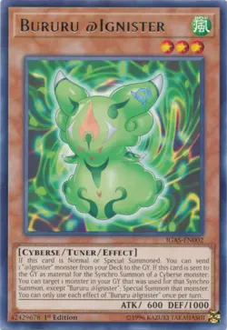 Bururu @Ignister - IGAS-EN002 - Rare - 1st Edition - Lightly Played - Image 1