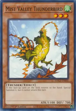 Mist Valley Thunderbird - HAC1-EN056 - Common - 1st Edition - Lightly Played - Image 1