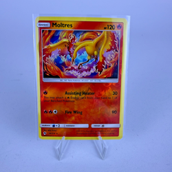 Pokemon Moltres TCG Lost Thunder Cracked Ice Holo Rare Card 38/214 - Image 1