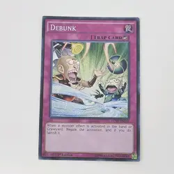 Debunk 1st Edition Secret Rare LC5D-EN255 (LP) Yu-Gi-Oh Card YUGIOH - Image 1