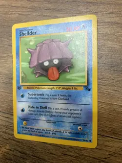 Shellder 54/62 First Edition Fossil Set Non Holo Pokemon Card - Image 3
