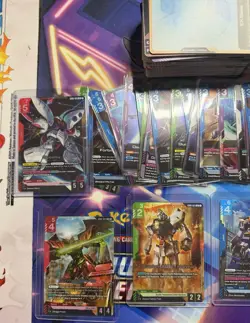 Gundam Card Game TCG GD-02 Dual Impact 375 Lot Rares , Legendary Rares , Commons - Image 2