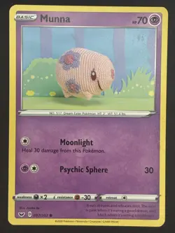 Pokemon Card Munna 087/202 Sword and Shield - Image 1