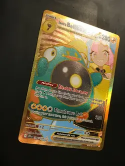 Iono's Bellibolt ex 188/159 Journey Together Gold Hyper Rare Card Pokemon TCG NM - Image 2