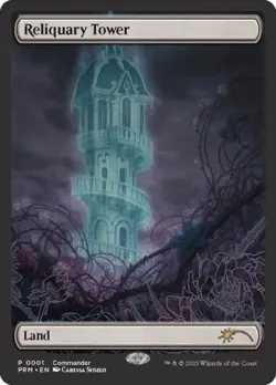 Reliquary Tower (Full Art) - Near Mint MTG MagicFest Cards - Image 1