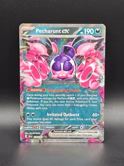 Pecharunt Ex 039/064 Double Rare Shrouded Fable S&V Pokemon Card - Image 1