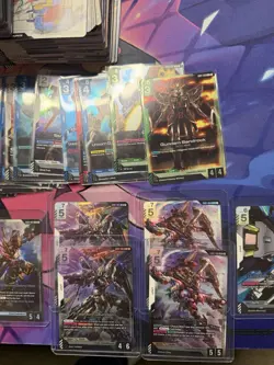 Gundam Card Game TCG Lot GD-01 New Type Rising 650+ Cards Rares , Legendary Rare - Image 5