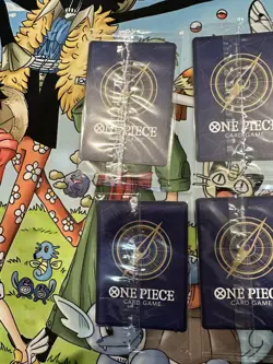 Set Of 4 Sealed Promo One Piece Card Treasure Booster Monkey.D.Luffy ST10-006 - Image 4
