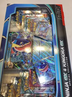 Pokemon TCG Greninja ex and Kingdra ex Special Collection Box SEALED Cards Packs - Image 5