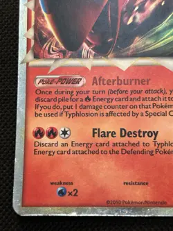 2010 Pokemon TCG Typhlosion (Prime) HGSS09 Hgss Black Star Promo Card Holo HP - Image 4