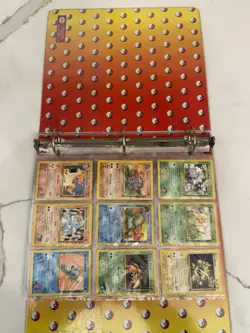 Vintage Pokemon Pikachu Meowth Trading Card 3 Ring Binder Plymouth 4077 - Image 2