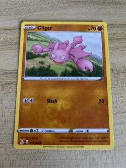 Gligar 71/163 - Battle Styles - Common - Pokemon Card TCG - Image 1