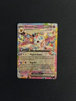 Pokemon TCG Surging Sparks Sylveon EX 086/191 Double Rare Card - Image 1