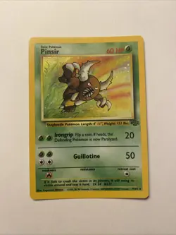 Pinsir 9/64 - Pokemon Jungle Unlimited Holo Rare Card 1999 WOTC Vintage - Image 1