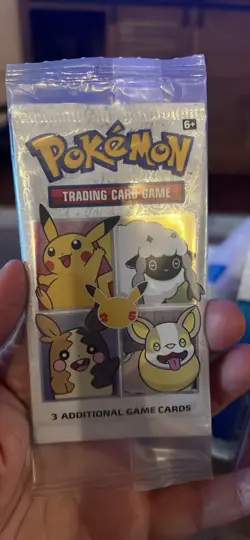 SEALED 25th Anniversary Pokemon Cereal 3-Card Booster Pack! Set Of 5 Packs - Image 1