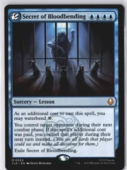 Secret of Bloodbending #0069 M Avatar MTG Magic Sorcery NM Card - Image 1