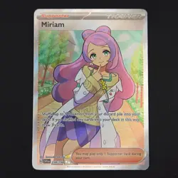 Pokemon TCG Card Miriam 238/198 Scarlet & Violet Base Set Full Art - NM - Image 1