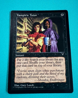 Vampiric Tutor - Visions - MTG - Magic the Gathering - Image 1