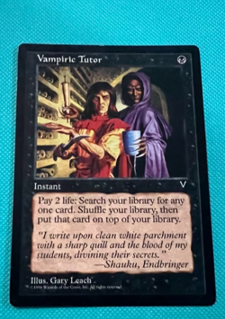 Vampiric Tutor - Visions - MTG - Magic the Gathering - Image 2