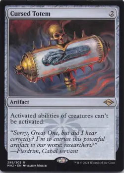 Cursed Totem Modern Horizons 2 Regular Rare #295 NM MTG - Image 1