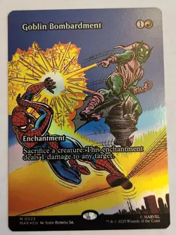 Goblin Bombardment (Borderless) Marvel Universe Eternal-Legal Foil - Image 1
