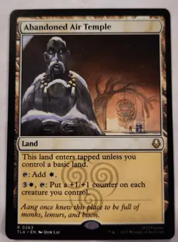 Abandoned Air Temple TLA #263 Rare Land Regular NM+ - Image 1