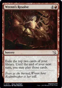 Wrenn's Resolve (Foil) - March of the Machine - Magic MTG NM - Image 1