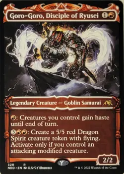 Goro-Goro, Disciple of Ryusei (Showcase) Kamigawa: Neon Dynasty Regular - Image 1