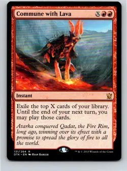 Magic the Gathering Commune with Lava Dragons of Tarkir MTG Free Shipping! - Image 1